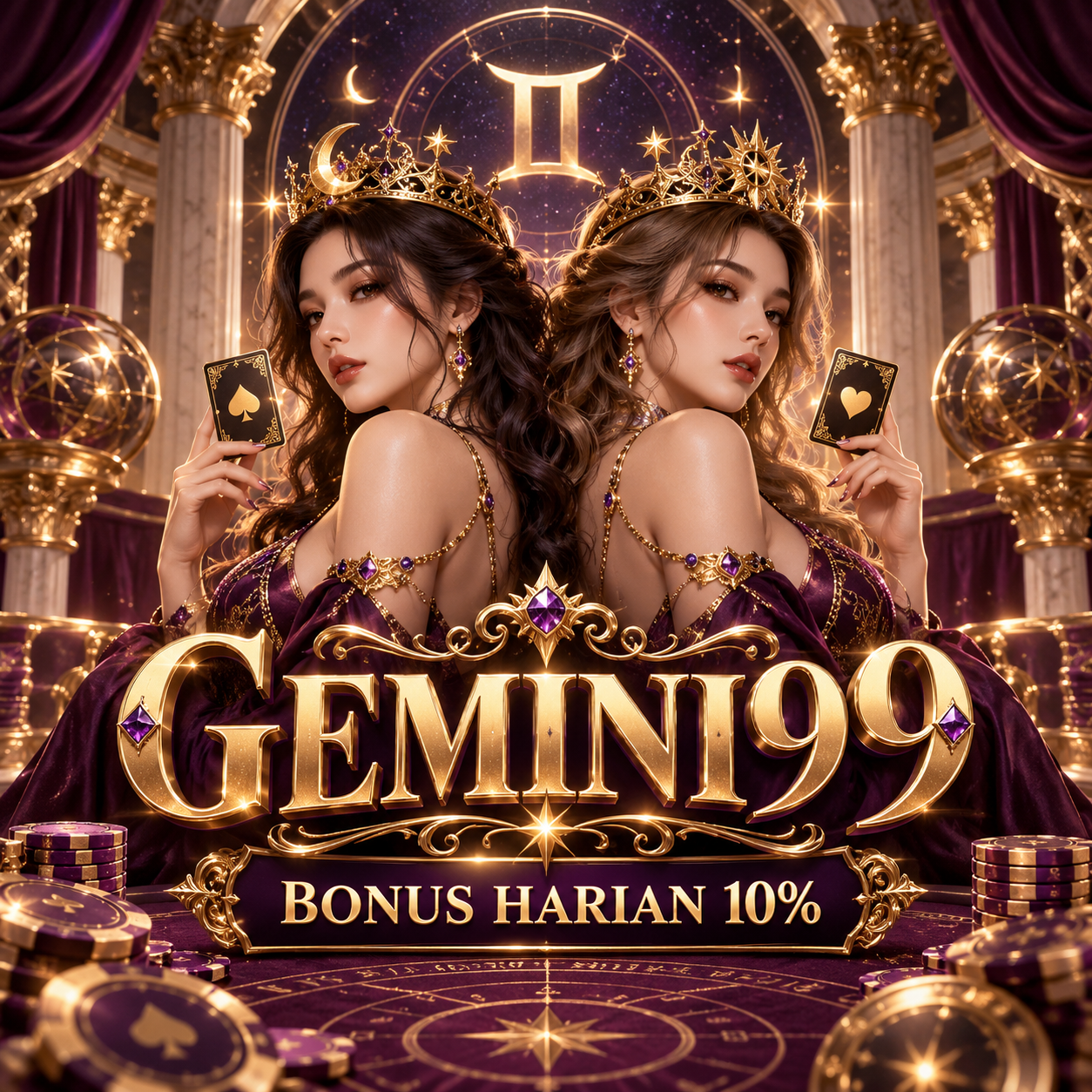 Banner GEMINI99 — Program harian dan informasi member